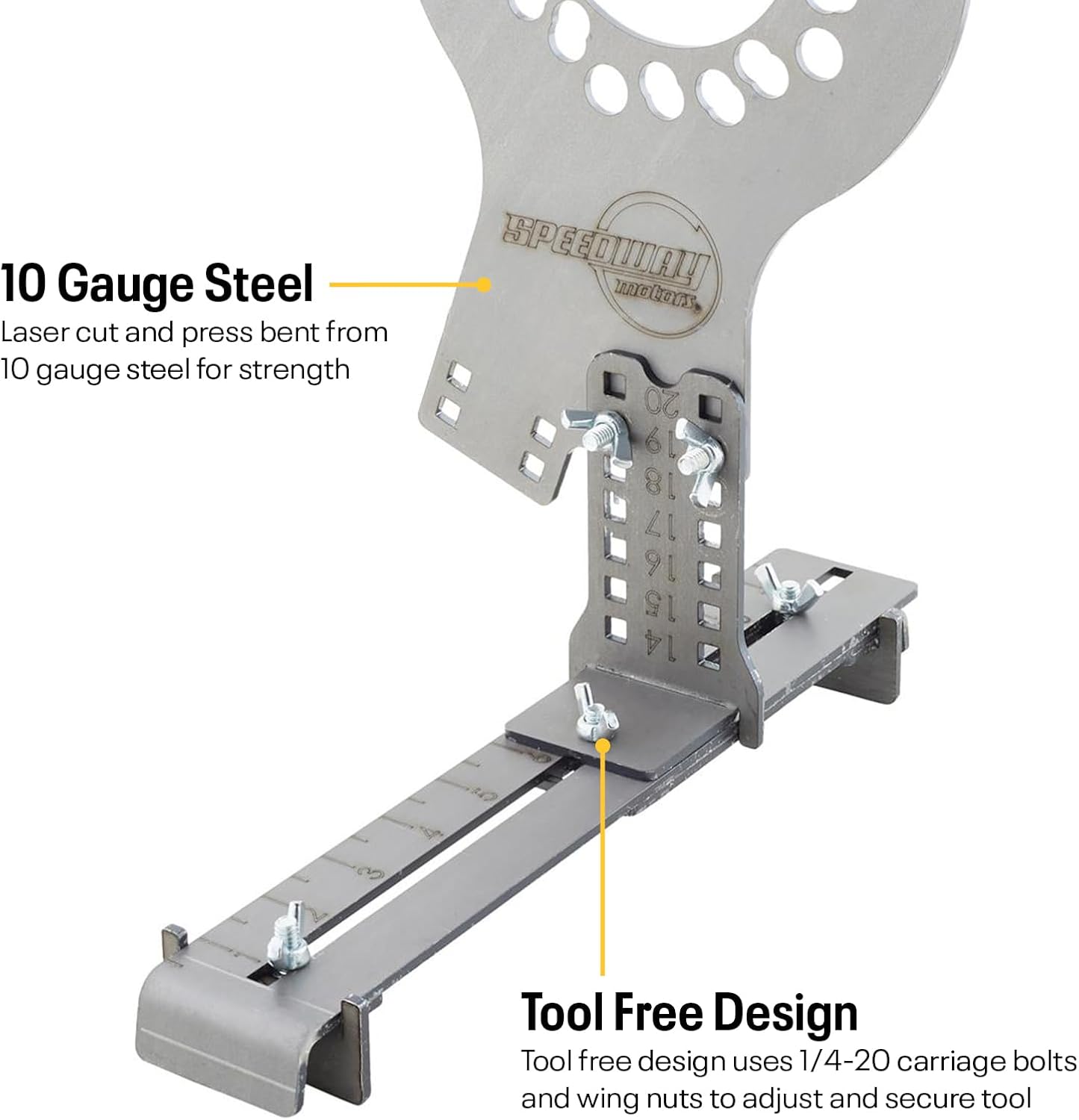 WheelWise Wheel Fitment Simulator - Tire/Rim Fit Size Measuring Tool, Supports 14-20 Inch Diameters & 7-10 Inch Widths, 5-Lug Metric Bolt Pattern