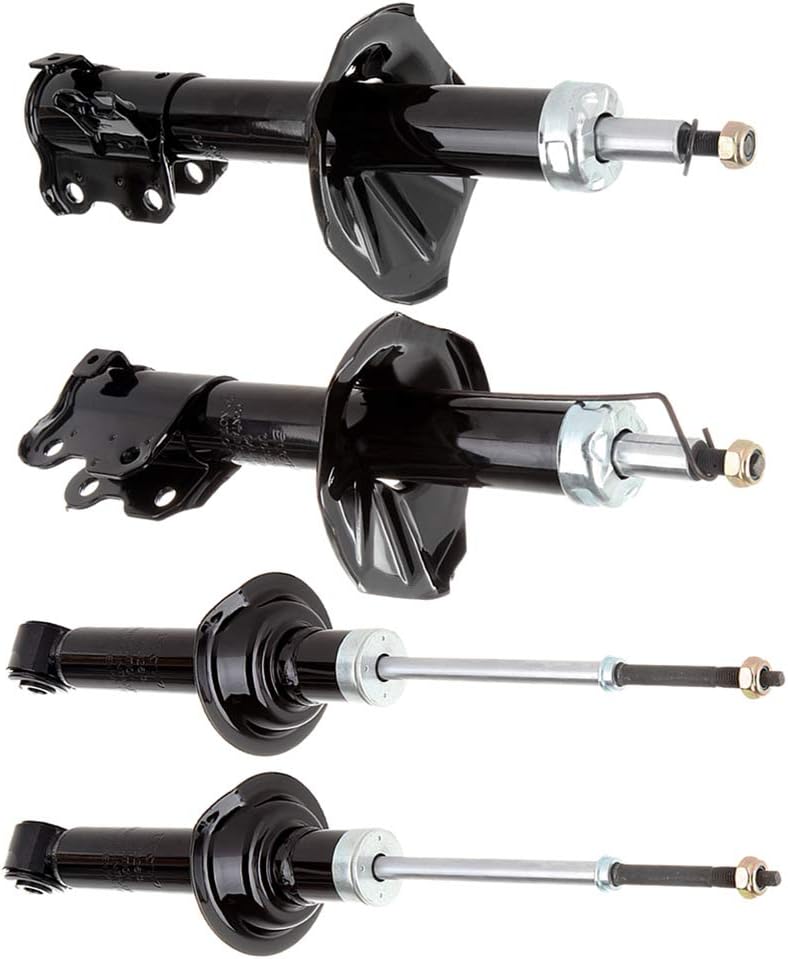 SCITOO Front and Rear Shock Absorbers Struts Compatible with 1995-1998 for Nissan for 200SX, 1995-1999 for Nissan for Sentra, Replace 333219 71968 333220 341194 71278 Automotive Shocks 4PCS