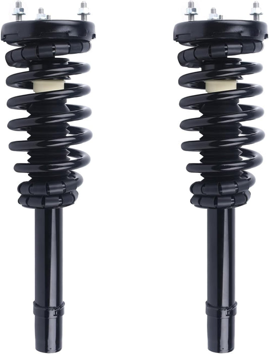 Autoround Front Pair 172281 Complete Struts Coil Spring Assembly Compatible with Hyundai Sonata/Azera 2006 2007 2008 2009 2010 Driver and Passenger Side