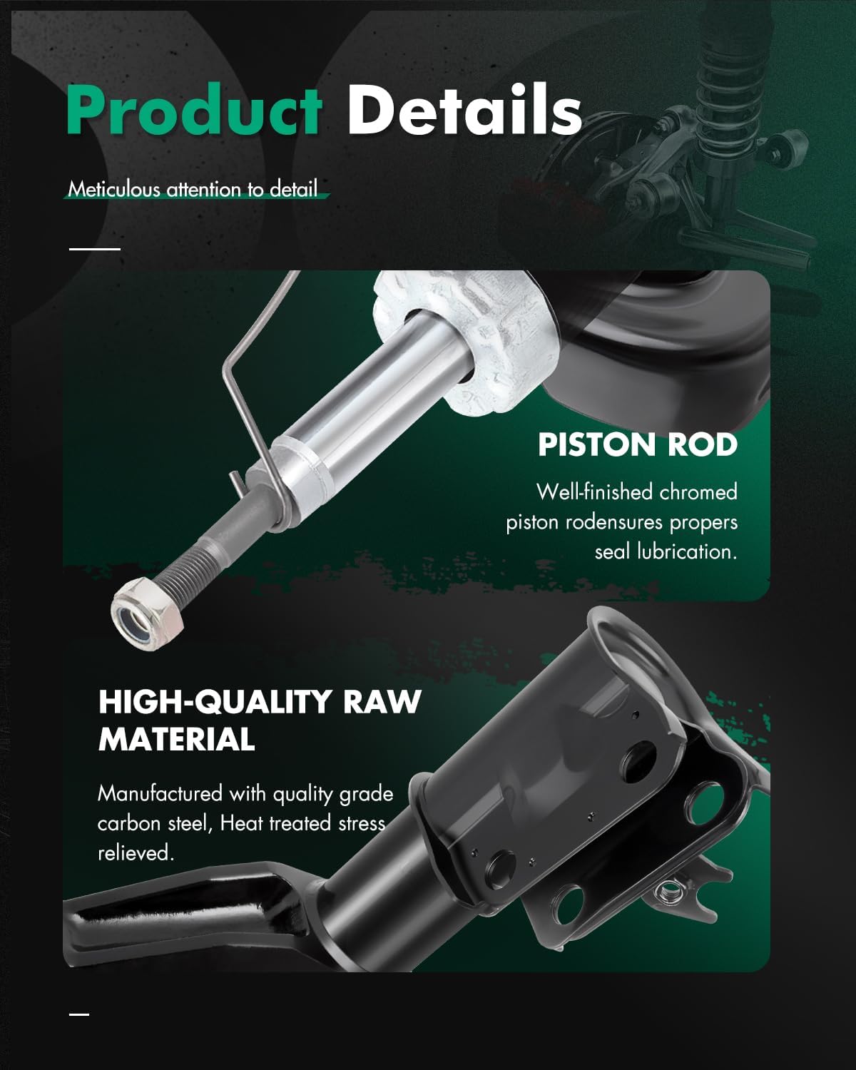 SCITOO Front Shock Absorbers Fits For Honda Element 2003-2006 Auto Shocks 331039 331040 (2Pcs)