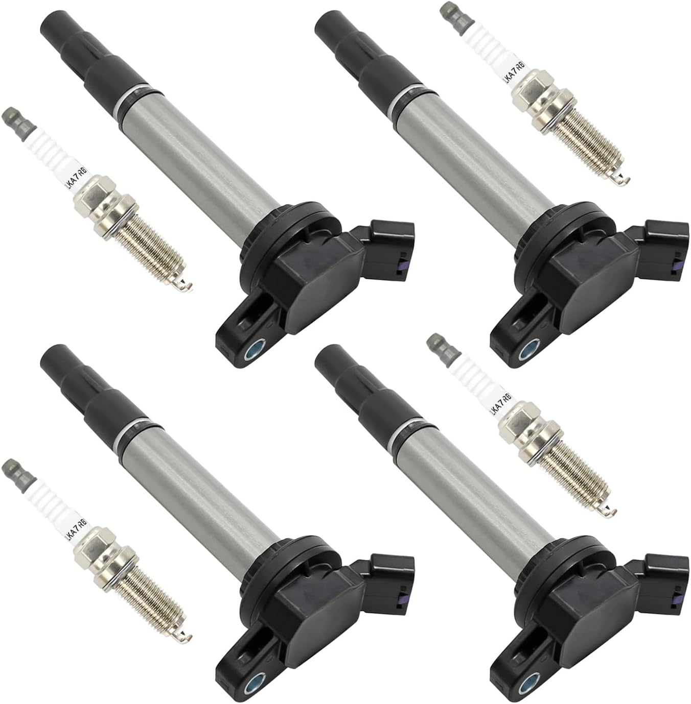 90919-02258 4Pcs Spark Plug Ignition Coil, Replacement for Toyota Corolla 1.8L L4 2009-2019 Corolla IM 1.8L L4 2017 Matrix 1.8L L4 2009-2014, Replaces UF-596 UF-619 C1714 90919-02252