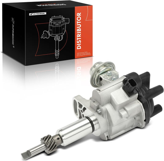 A-Premium Ignition Distributor with Cap and Rotor Compatible with Nissan H20 H20-II H20-2 K15 K25 TCM Forklift