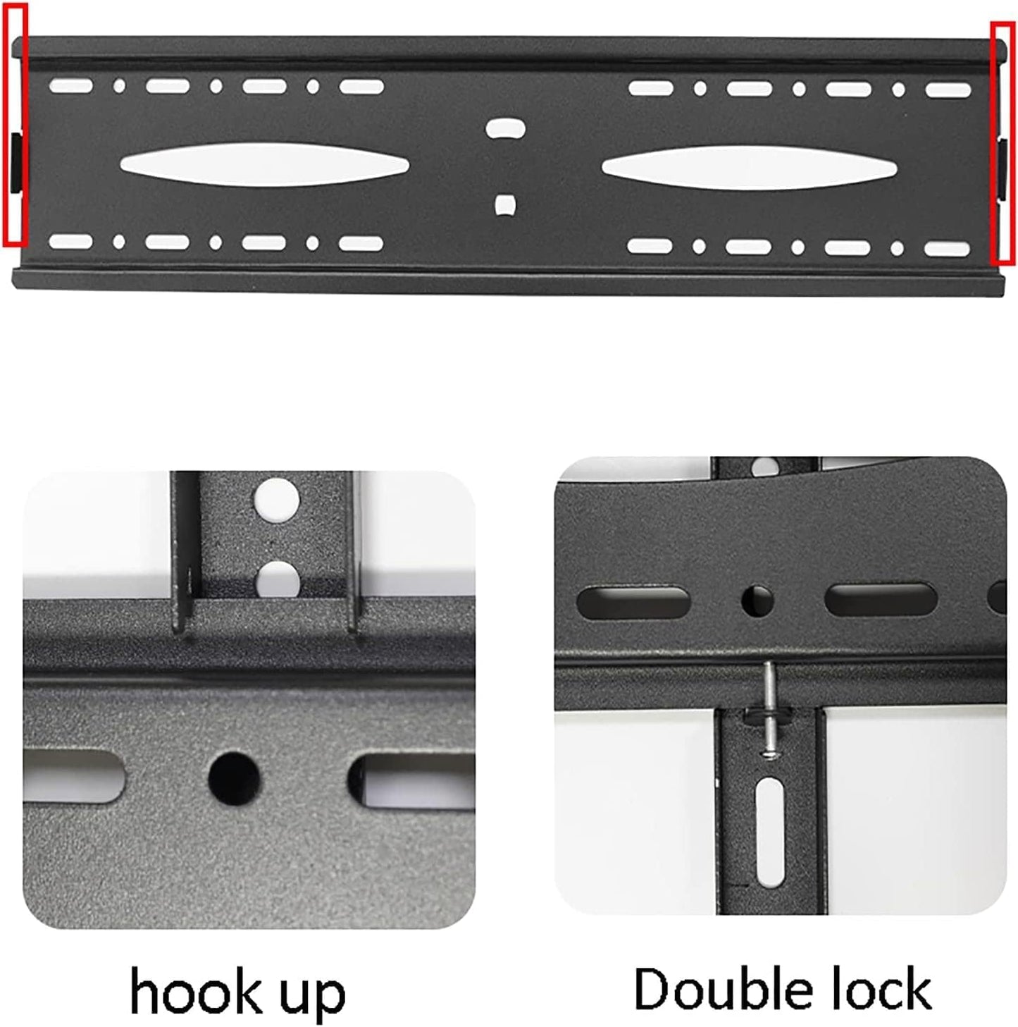 Ceiling TV Mount for 40 65 Inch LED Screens Adjustable 35° Swivel Tilt Down Supports Up to 110 lbs Heavy Duty Rotating TV Bracket for Home Theater.