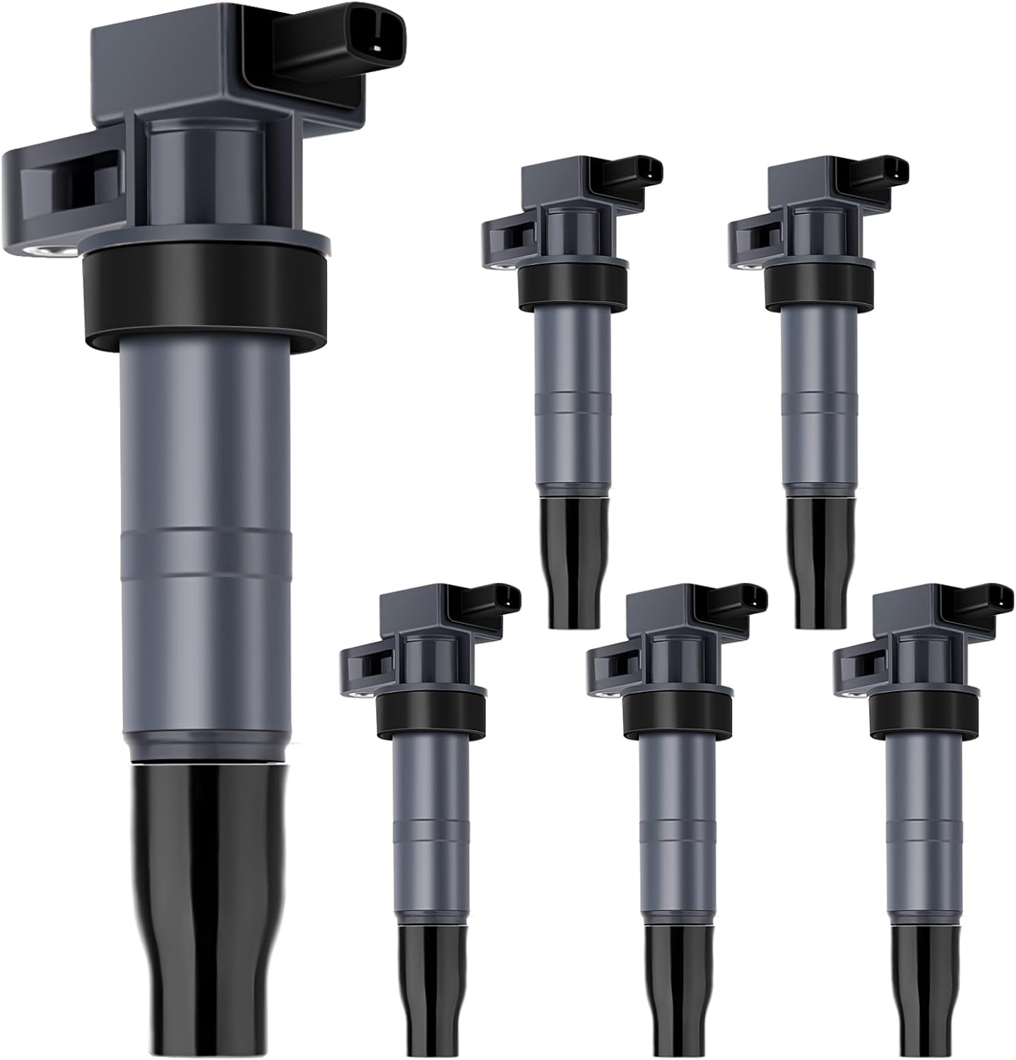 SCITOO Ignition Coil Coils Pack fits for Kia Sorento 3.8L 2007-2009 for Sorento 3.5L 2011-2013 for Sedona 3.8L 2006-2010 for Azera 3.3L 2007-2016 UF546 IC626 52-1842 set of 6