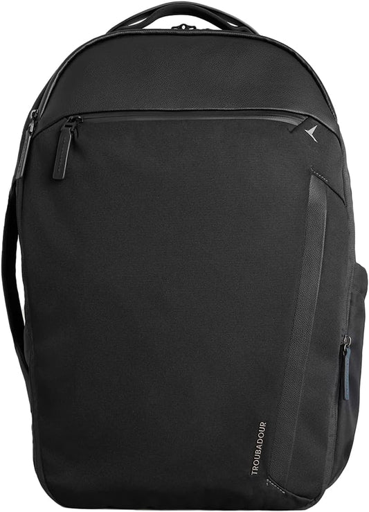 Troubadour Apex Travel Backpack - Expandable Up to 42L Capacity - Black