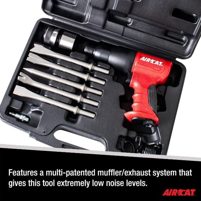 AIRCAT Pneumatic Tools 5100-A: .401-Inch Shank Composite Medium Stroke Air Hammer 3,000 BPM - Kit