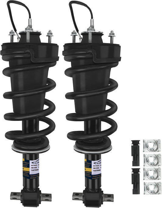 84176631 2 PCS Front Struts Shock Absorber w/Magnetic Assy with spring for 2015-2021 Cadillac Escalade Tahoe Suburban Silverado GMC Sierra 1500 Yukon (XL)