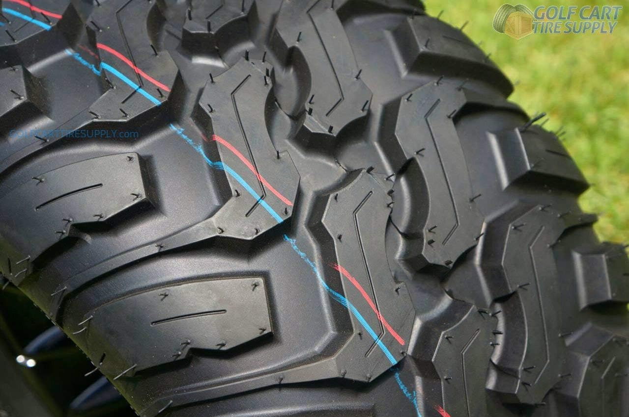 WANDA 22X11-12 MUD TERRAIN "CRAWLER" GOLF CART TIRES - Set of 4