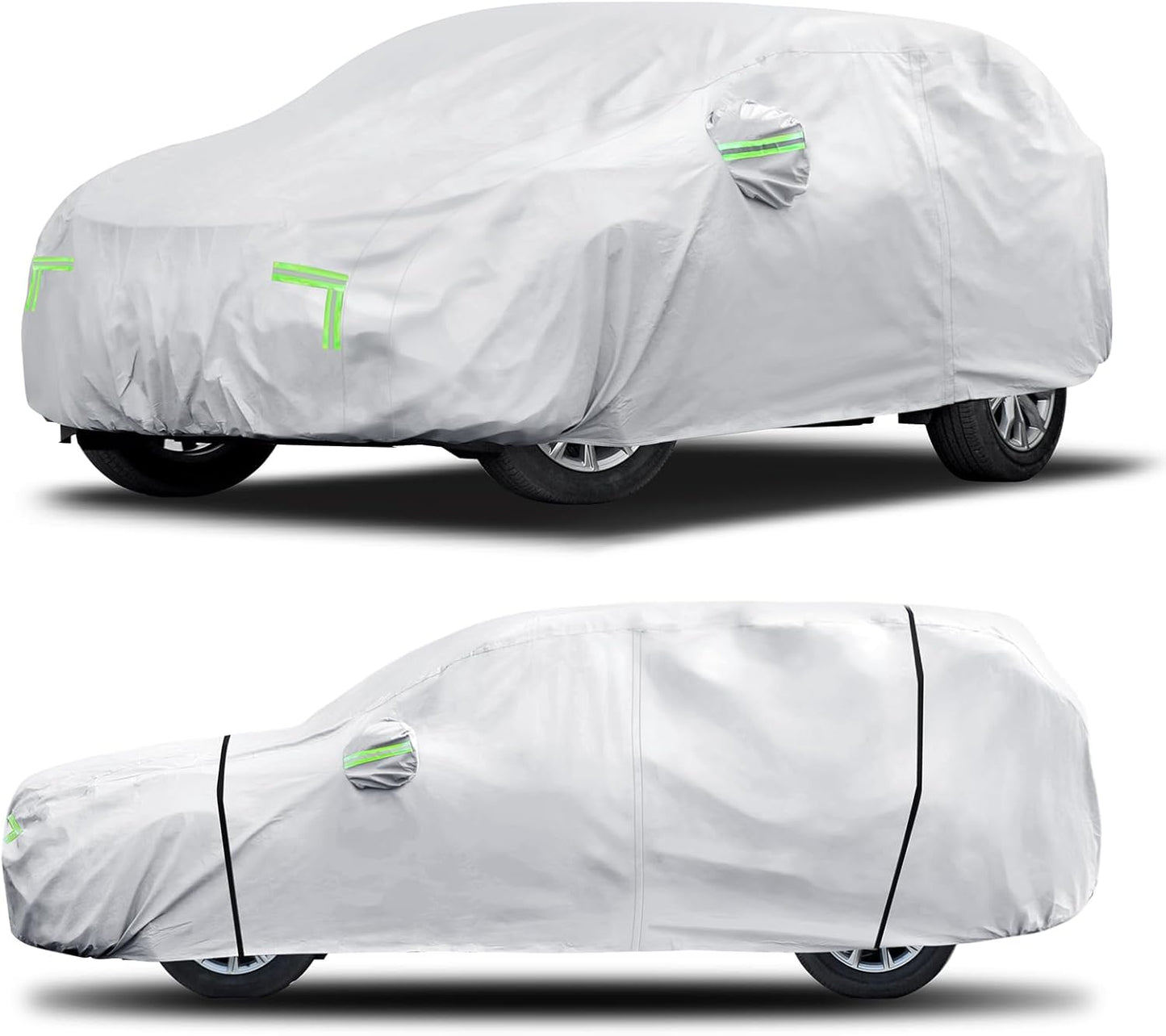 Car Cover Custom Fit for Dodge Challenger 2008-2023,6 Layers Truck Cover Waterproof All Weather for Automobiles,Outdoor Full Exterior Cover,Rain, Sun, Wind Protection,Black