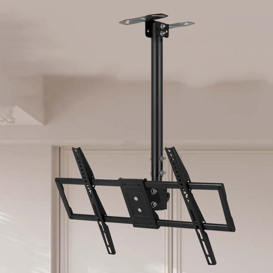 Adjustable Ceiling TV Mount Bracket - Tv Wall Mount, TV Mount for Ceiling, Height Adjustable Telescopic TV Stand for 45-80 Inch TVs, Ceiling Mounting Max 600x400mm