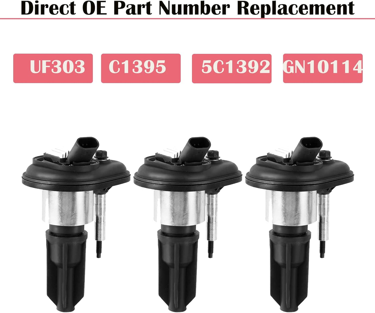Set of 5 Ignition Coil Packs and Spark Plugs Fits for Chevy Colorado GMC Canyon Hummer H3 Isuzu i-350 2004 2005 2006 3.5L L5 Replaces# UF303 C1395