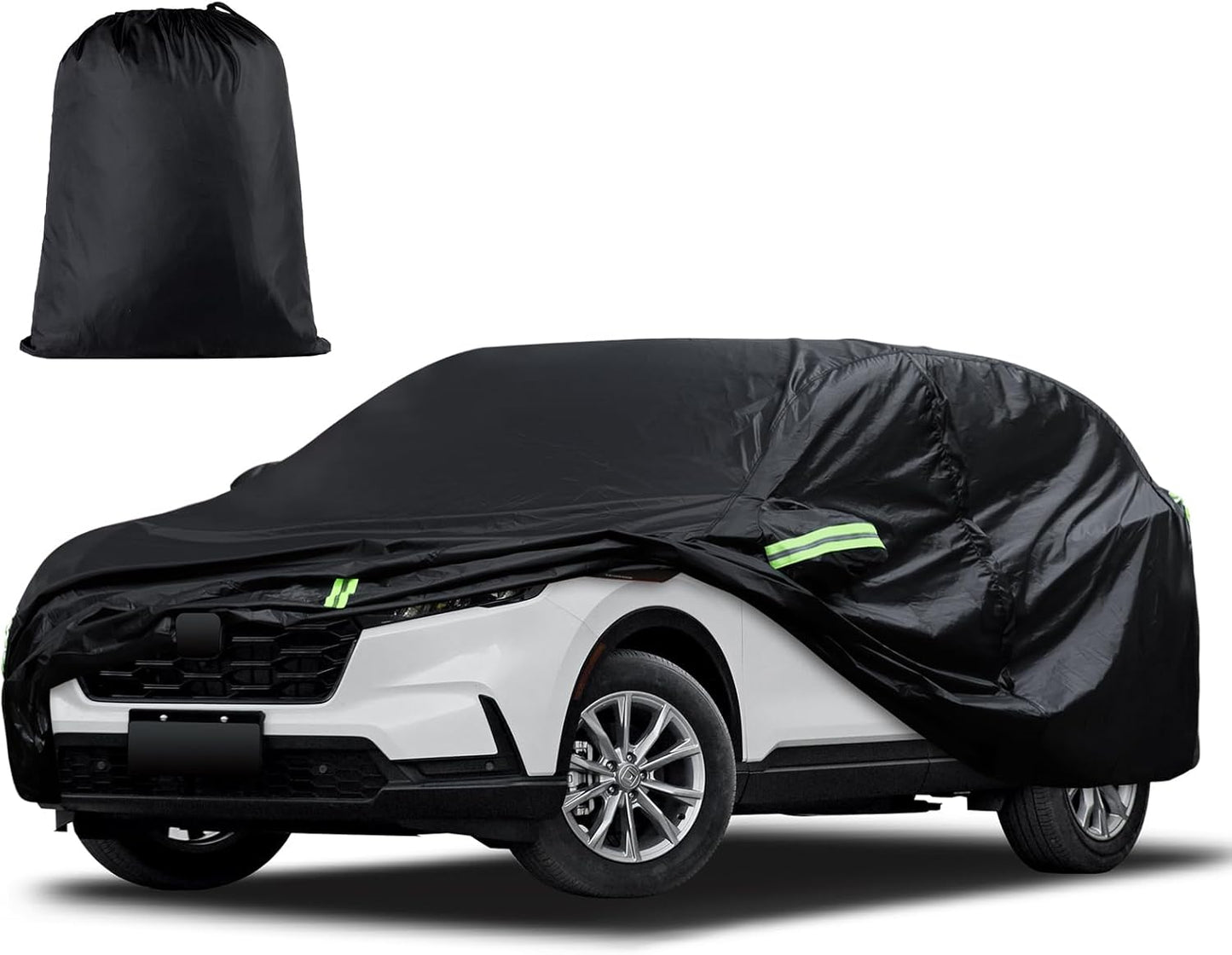 Car Cover Custom Fit for Ford Mustang 1994-2025, for Chevy Camaro 2010-2025, Waterproof All Weather Full Exterior Cover Rain Hail Sun Protector Car Cover with Door Zipper