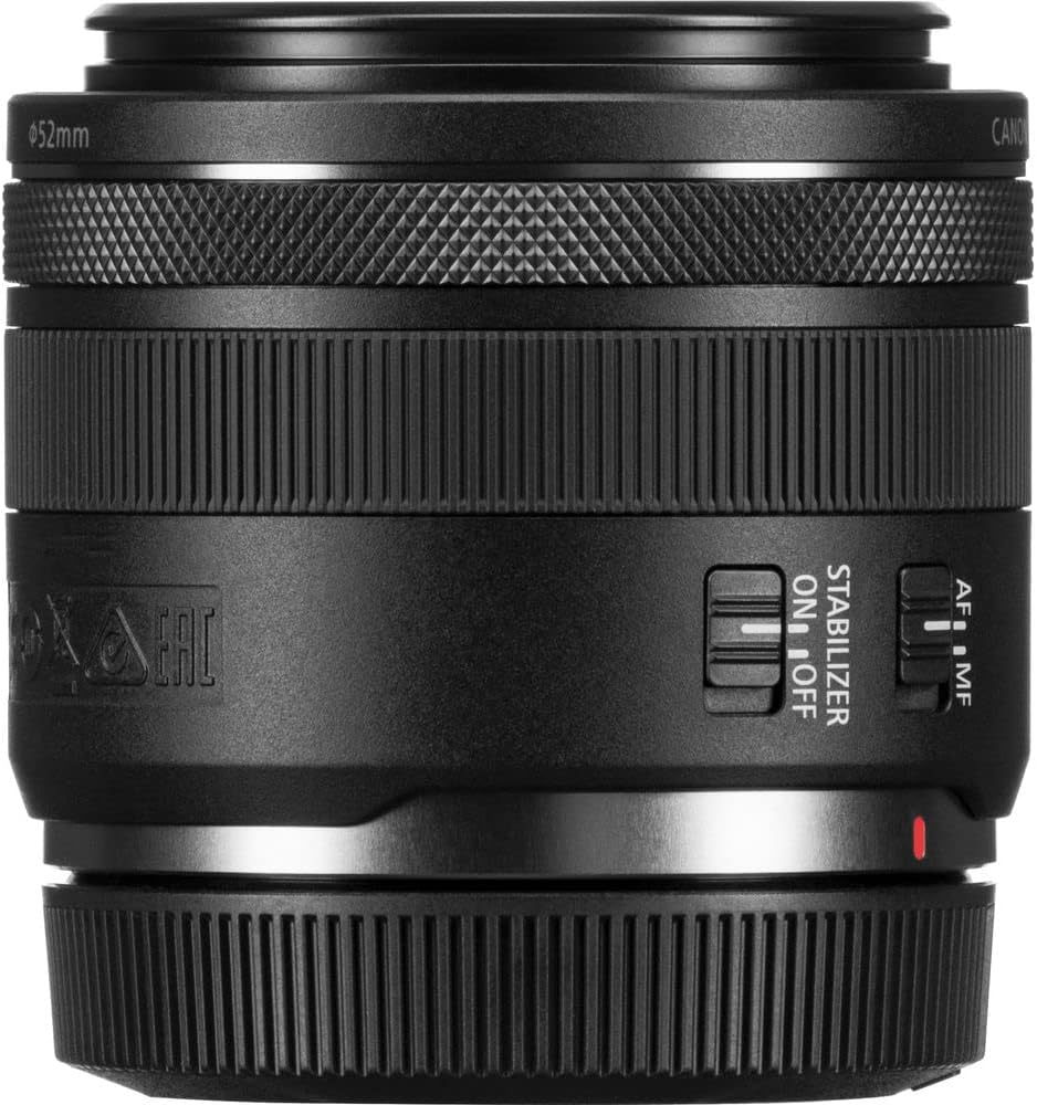 Canon RF 35mm f/1.8 is Macro STM Lens (2973C002) + Filter Kit + Backpack + 64GB Card + Lens Pouch + Card Reader + Flex Tripod + Memory Wallet + Cap Keeper + Cleaning Kit + Hand Strap + More (Renewed)