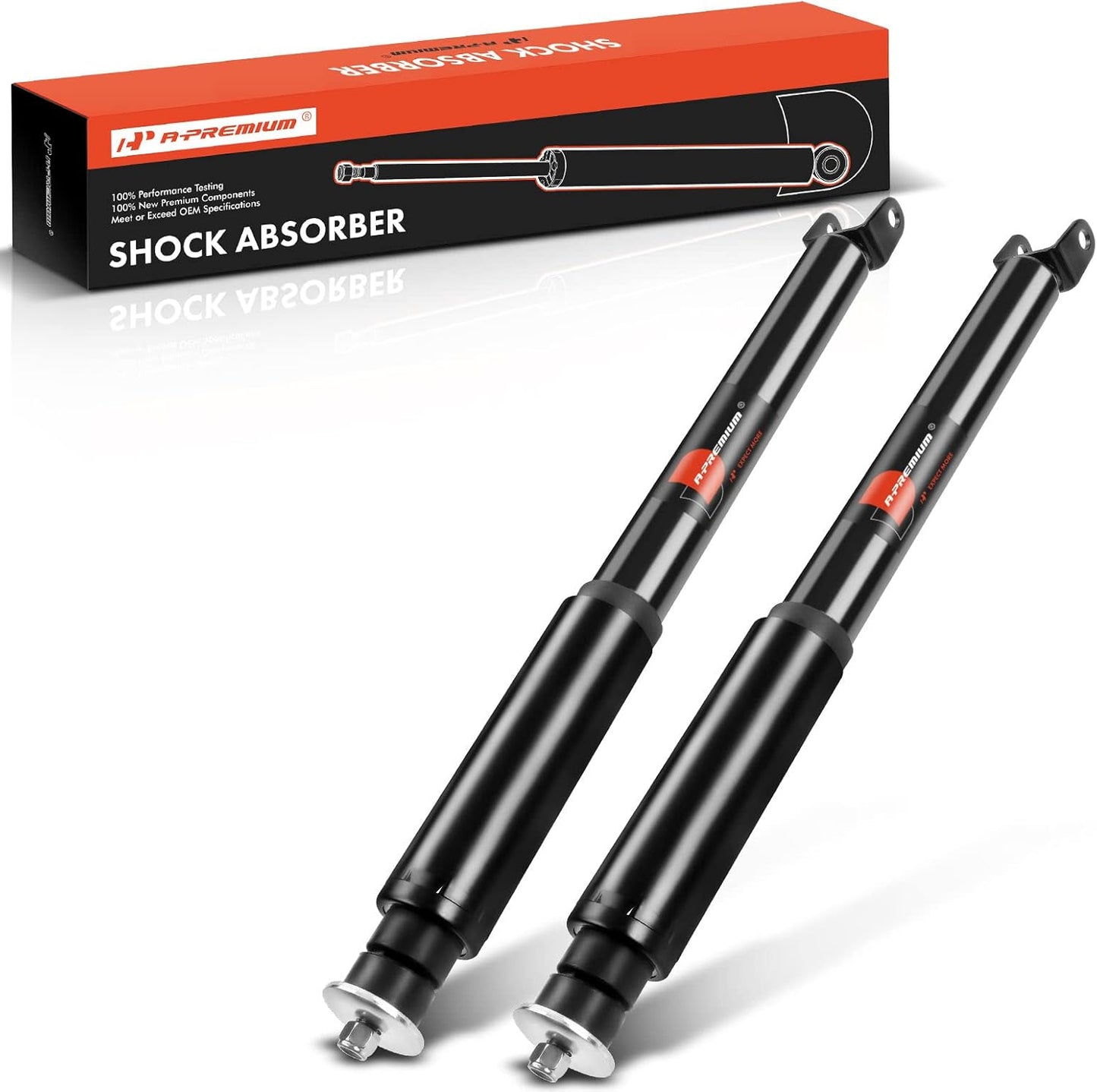 A-Premium Pair (2) Rear Shock Absorber Compatible with Ford Explorer, Police Interceptor Utility, 2013 2014 2015 2016-2019, Driver and Passenger Side