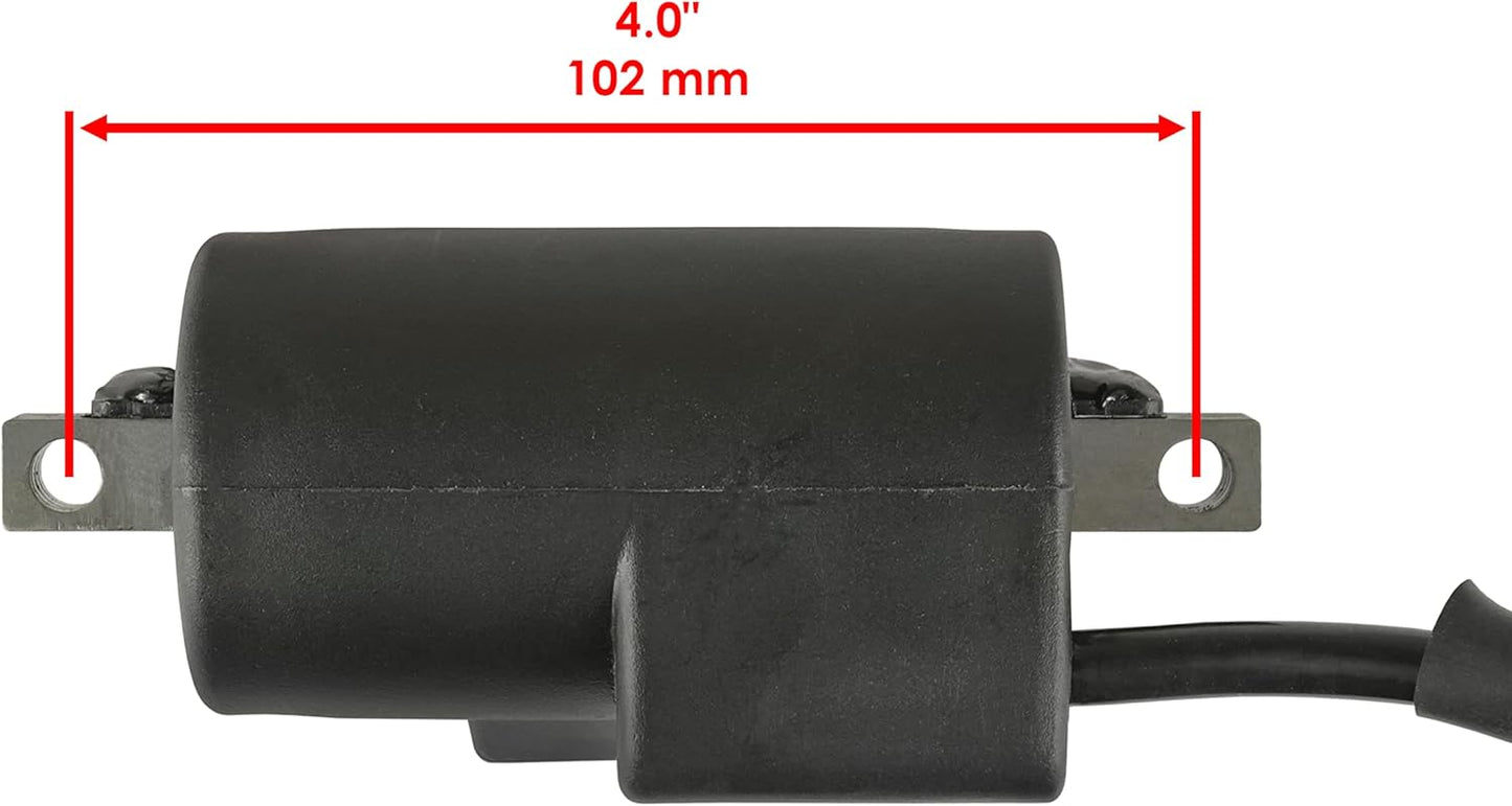 Caltric Ignition Coil Compatible with Yamaha Xj750 Xj 750 1982-1983/Xj750M 1983/Xj750R 1981 1982 1983