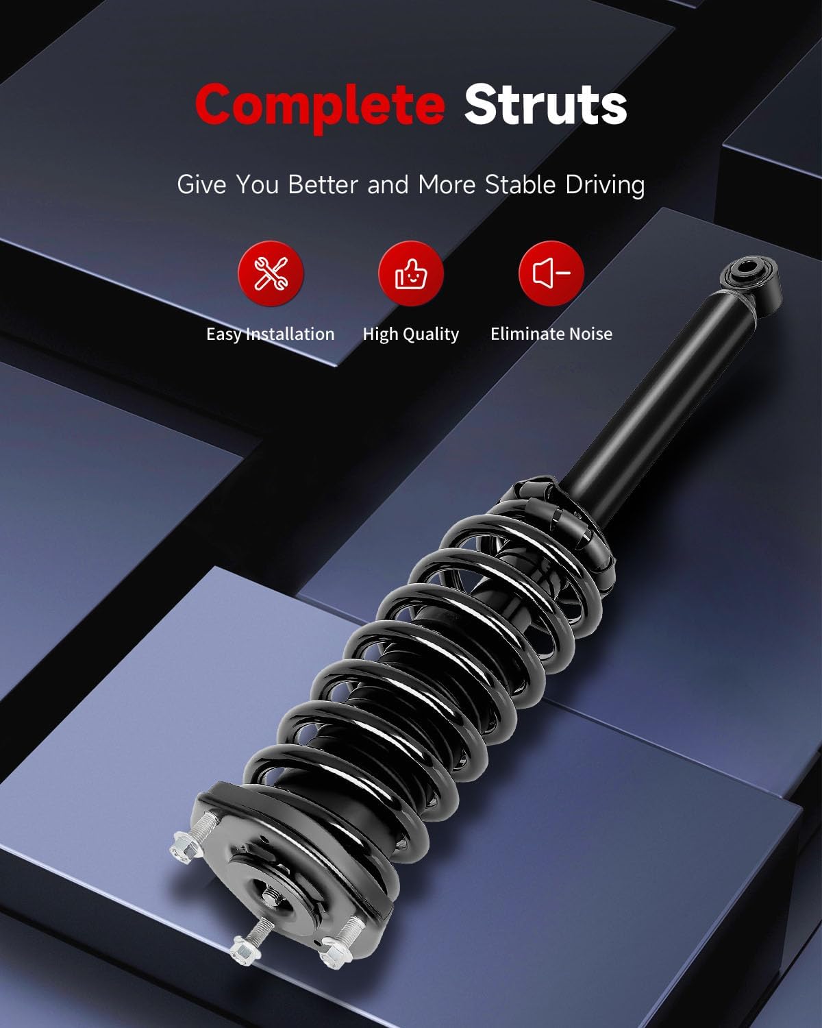 cciyu Front Complete Struts shock and Struts Fits for 2001 2002 2003 2004 2005 2006 for Lexus LS430 11690 Quick Struts Assembly -2PCS