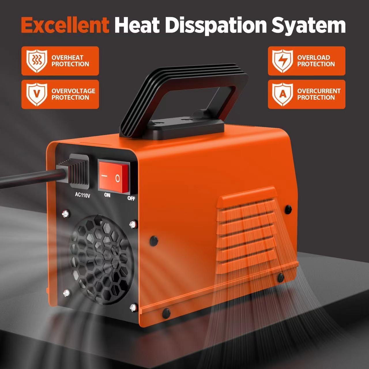 Stick Welder 250 Amp 110V Mini LED Display Digital Inverter IGBT Welding Machine，MMA arc Welder Machine dc Inverter Welder with Digital Display Portable Welding Machine