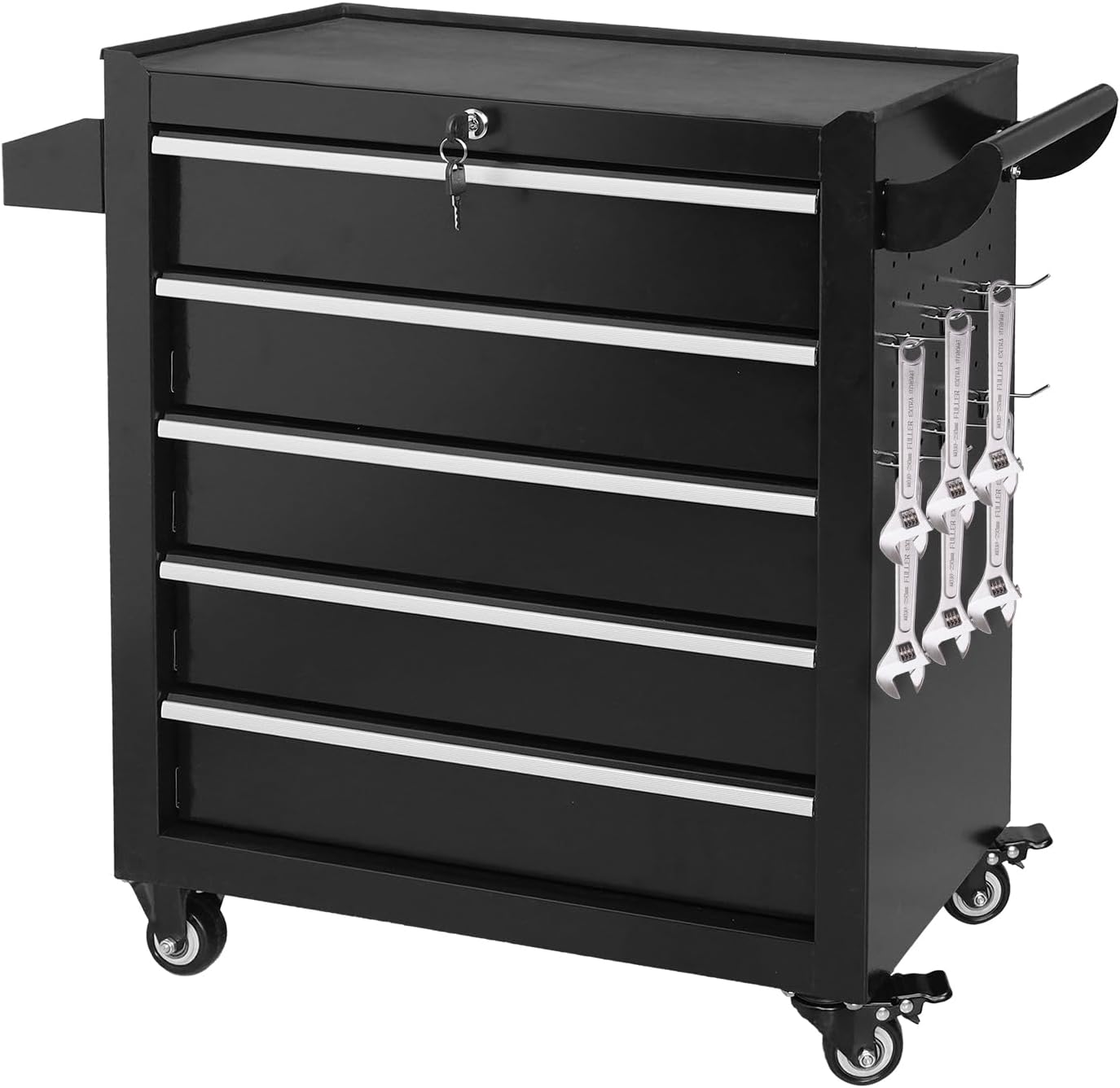 7-Drawer Tool Chest, Roling Tool Box with Wheels & Drawers & Lock, Toolbox Organizer Storage for Garage/Workshop/Home, Suitable for Moving/Gift/Daily Use