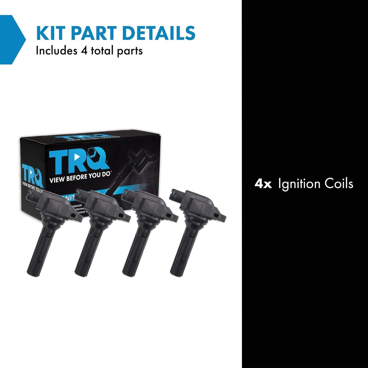 TRQ Ignition Coil Set Compatible with 2020-2024 Subaru Legacy Outback