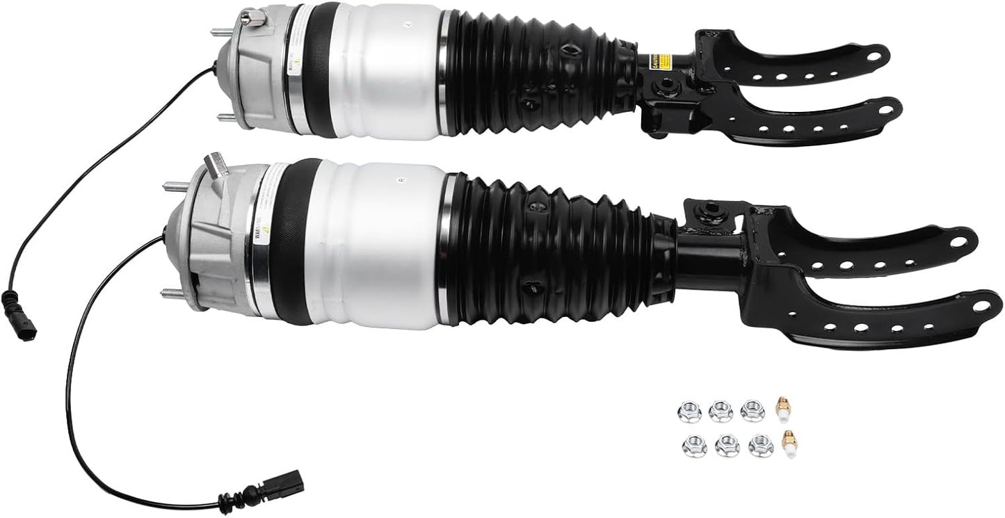 2pcs Front Air Suspension Shock Struts Compatible with Porsche Panamera 2010-2013 3.0L 3.6L 4.8L Replaces 97034305207
