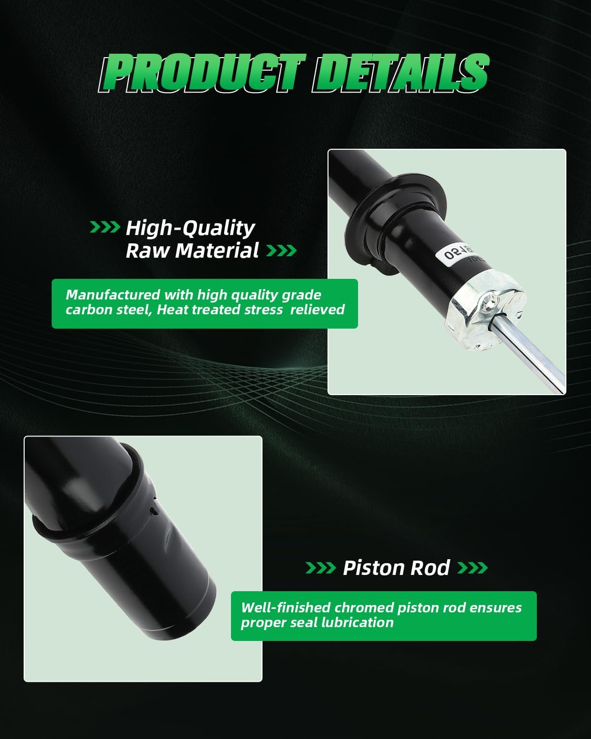 SCITOO Front & Rear (4 Pcs) Shocks for Chrysler, Shocks Absorbers Fits 1999-2000 for Chrysler Cirrus,1999-2000 03-06 for Chrysler Sebring,99-06 for Dodge Stratus 344610 Shocks and Struts Auto Shocks