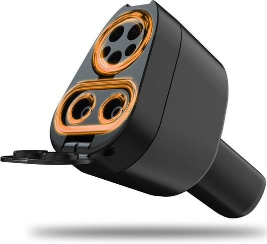 2 in 1 CCS & J1772 to Tesla Adapter,250KW CCS1 to NACS SuperFast Charging for Tesla Model 3, Y, S, X and Cybertruck,Compatible with Level 1 2 3 Charging Stations