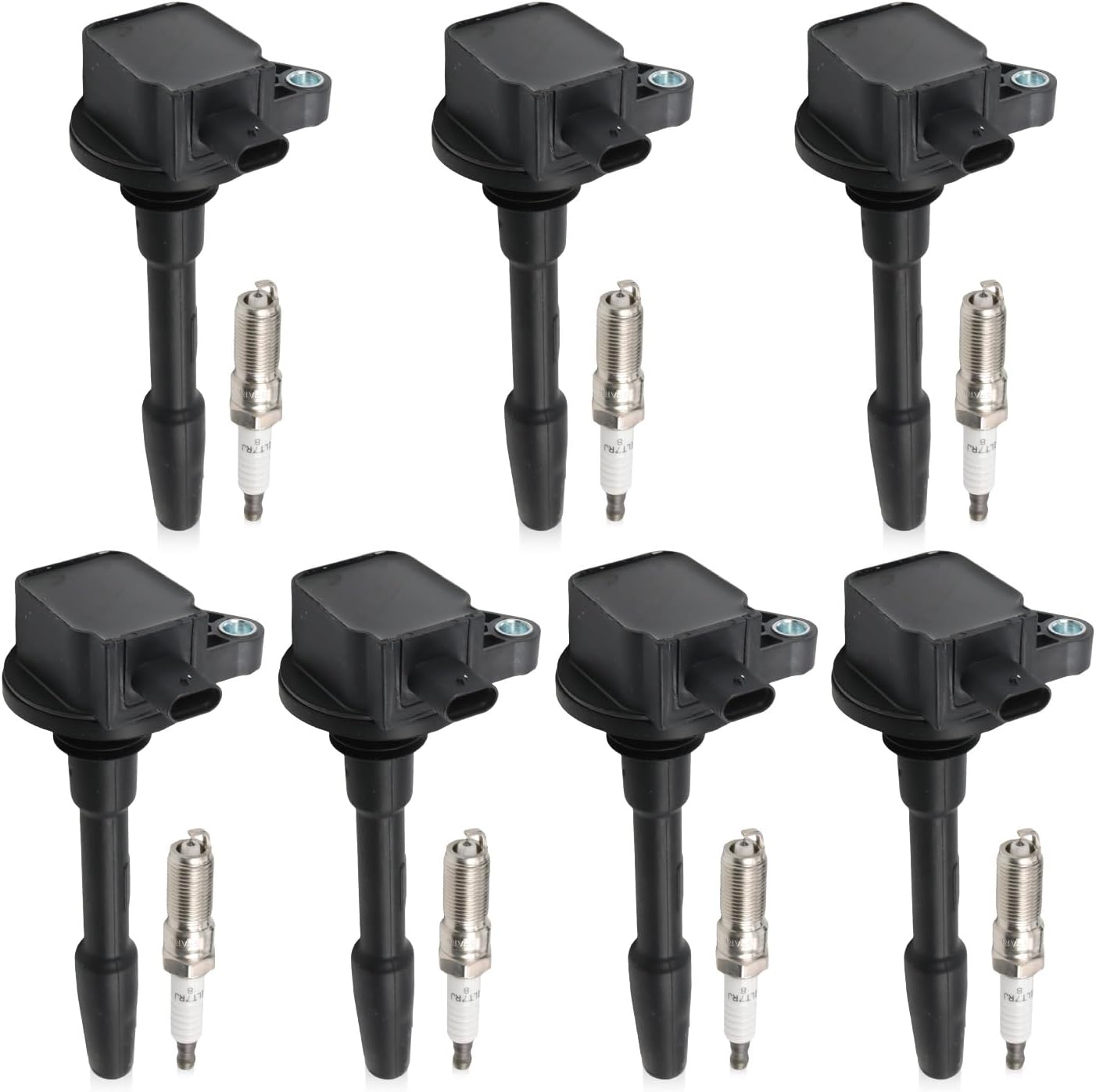 UF541 Ignition Coil Pack and Spark Plugs 90813 Replacement for 2006-2007 Mazda 5 Ignition Coil Set Of 4