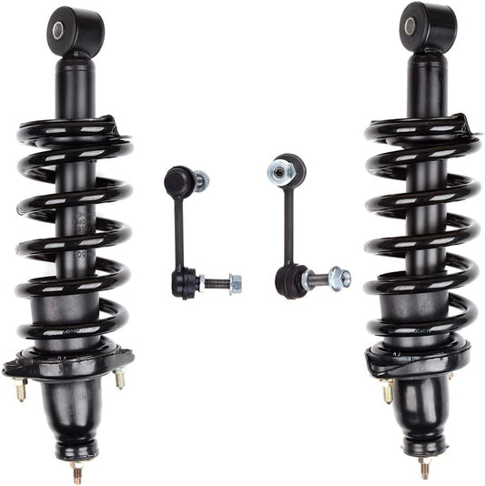 SCITOO Struts suspension kit For Honda CR-V 2002 2003 2004 2005 2006 Rear Strut Spring Assembly,Stabilizer Bar Link 4Pcs,171380L 171380R K80370 K80369