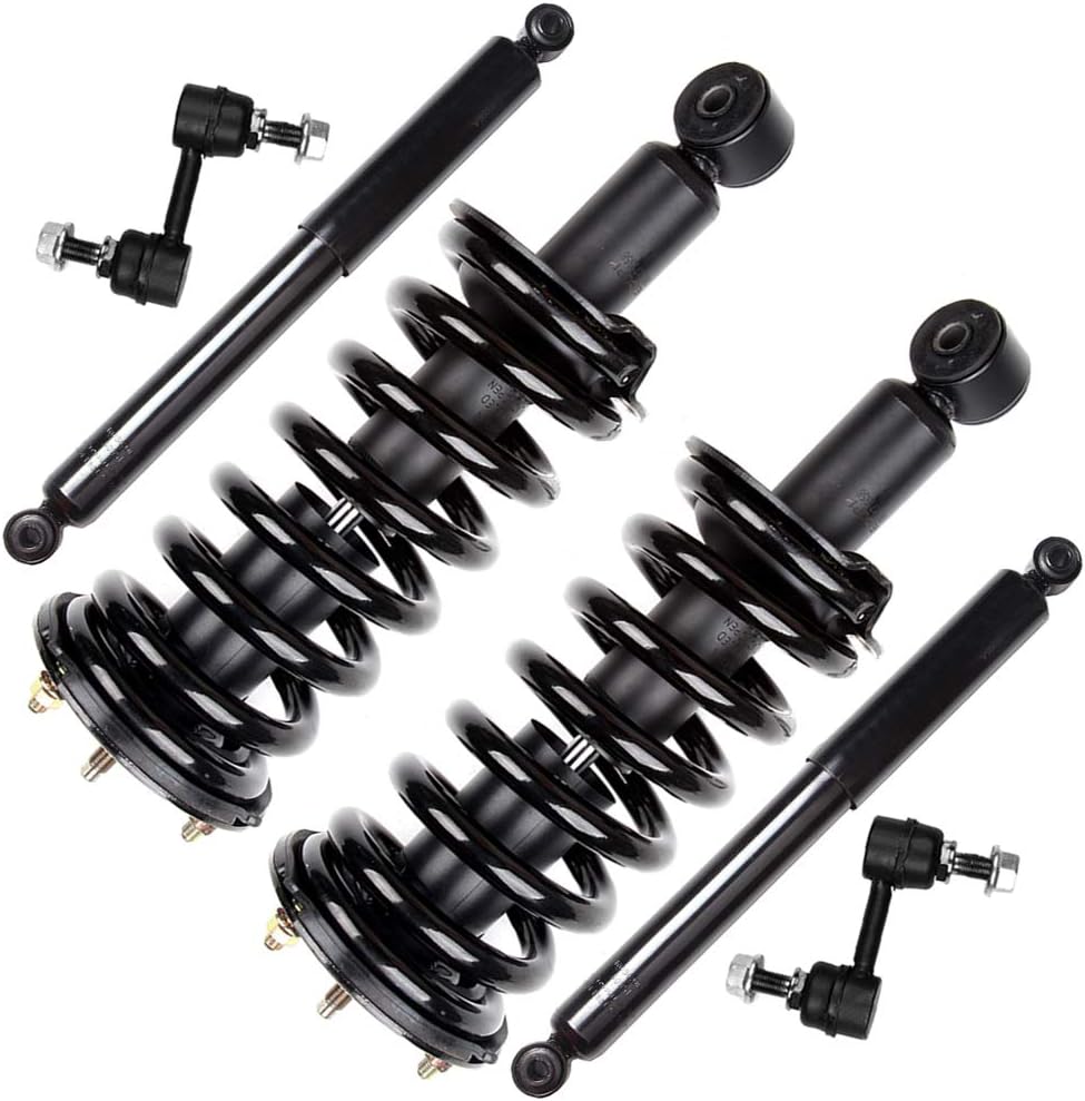 SCITOO Struts Shock suspension kit for 2004 2005 2006 2007 2008 2009 2010 2011 2012 2013 2014 2015 for Nissan Titan Front Strut Spring Assembly Rear shock absorber Stabilizer Bar Link 6 Pcs,171358