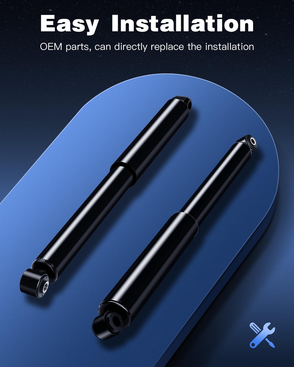 Shocks for Ford,ECCPP 2x Front Shocks Absorbers Kits fits for Ford 1999 2000 2001 2002 2003 04 for Ford F-250 Super Duty/F-350 Super Duty/F-450 Super Duty/F-550 Super Duty 1500 344077 Auto Shocks Sets