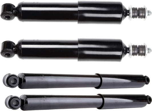 SCITOO Front and Rear Shock Absorbers Struts Compatible with 2000-2004 for Nissan for Frontier, 2000-2004 for Nissan for Xterra, Replace 344469 37245 344015 911172 Automotive Shocks 4PCS