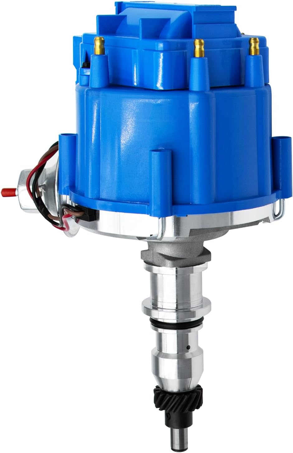 Complete HEI Ignition Distributor with 65K Coil One Wire Installation Straight 6 Cylinder 240 and 300 Compatible with Ford F100, F150, F250, E100, E150