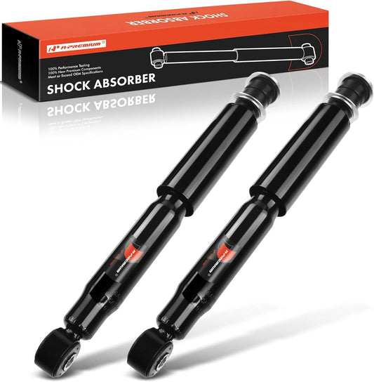 A-Premium Front Pair (2) Left and Right Shock Absorber Compatible with GMC Chevrolet Silverado Sierra 2500 3500 HD, Suburban 2500, Sierra 2500, Yukon XL 2500