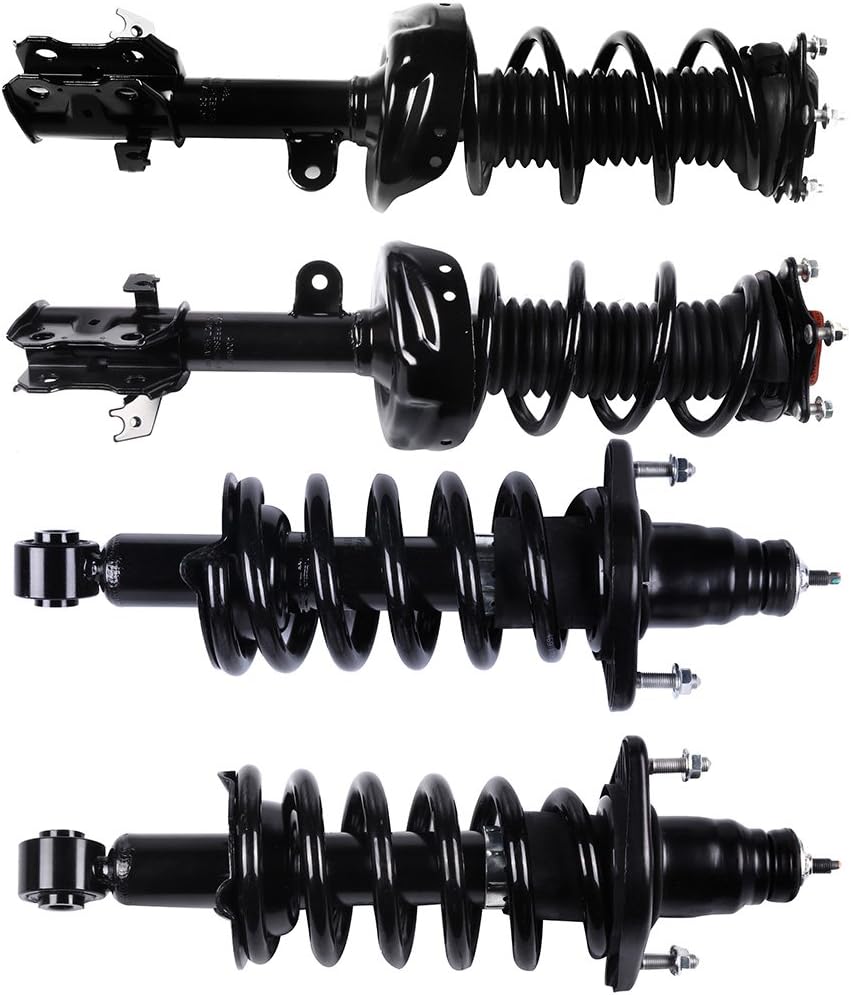 272491 172497L Front and Rear Pair Complete Strut Spring Coil Springs Shock Absorber Assembly Replacement for 2007-2011 for CR-V