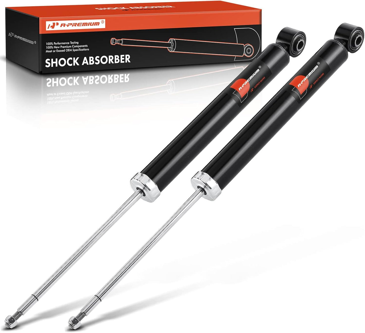 A-Premium Rear Shock Absorber Compatible with Buick Encore 2013-2022 & Chevrolet Trax 2013-2022, Driver and Passenger Side