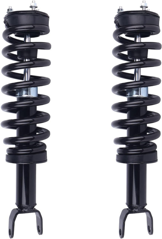 Autoround pair 171111 Front Complete Strut Shock Absorbers w/Coil Spring Assembly Compatible with Dodge Ram 1500 2006 2007 2008 4WD