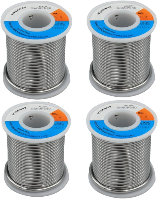 60/40 solder for stained glass solder wire (4LB)