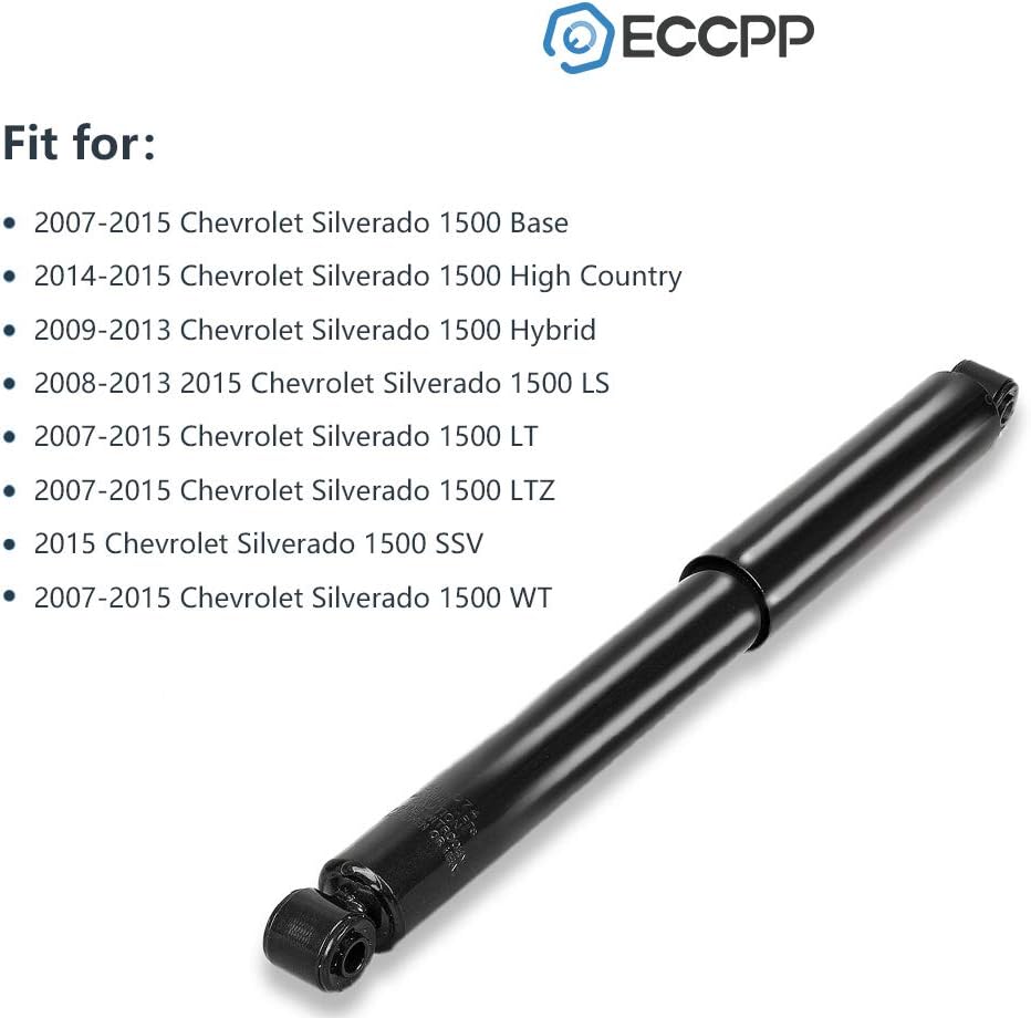 Shocks Absorbers,ECCPP Set of 2 Rear Shock Strut Kits Compatible with 2005-2015 for Chevy Silverado 1500,2007 2008 2009 2010 2011 2012 2013 2014 2015 for GMC Sierra 1500 345074 911533