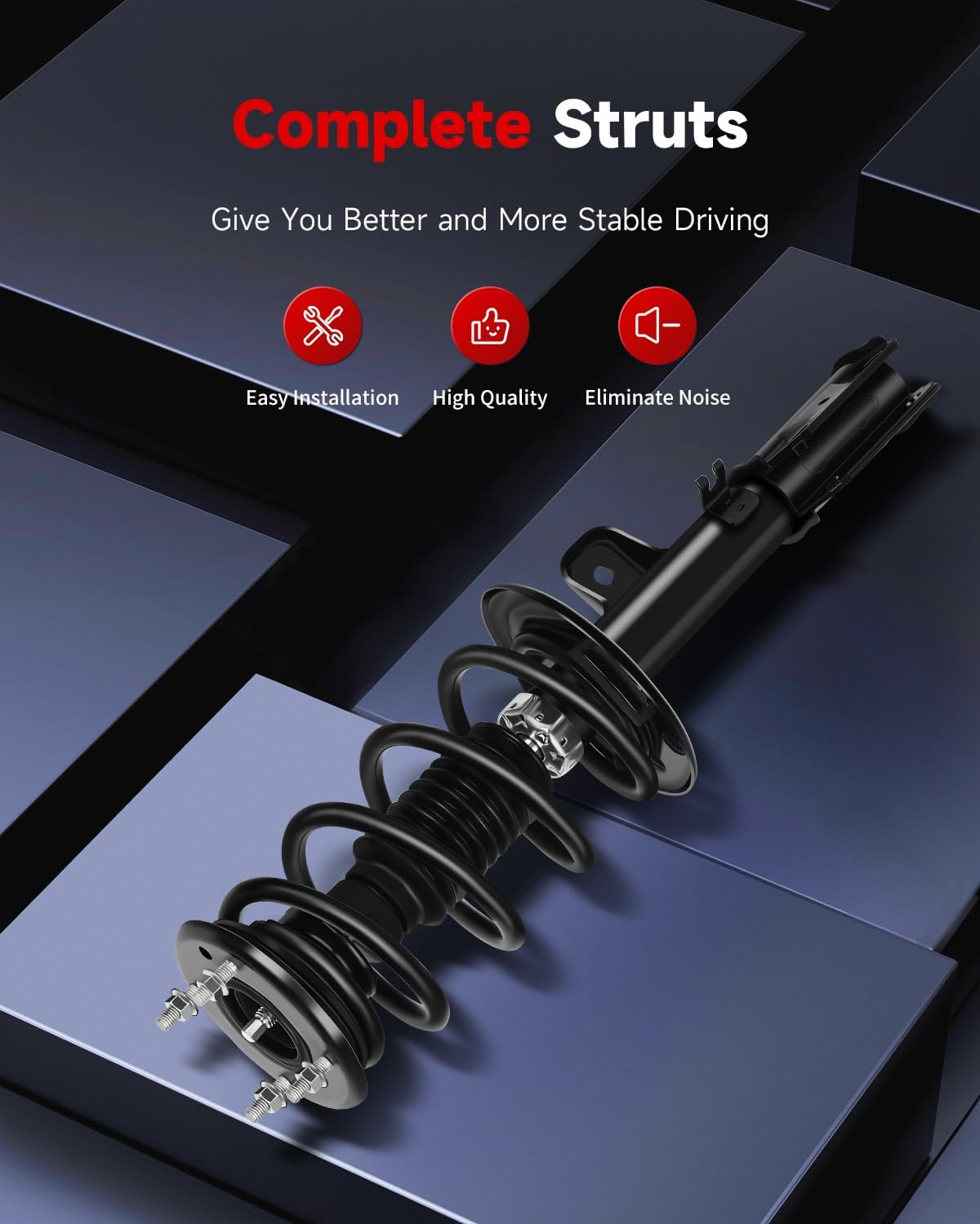 Complete Struts Shock Absorbers Fits for 2013-2017 for Ford Explorer cciyu 172730 172729 Quick Struts Assembly Front Pair Struts