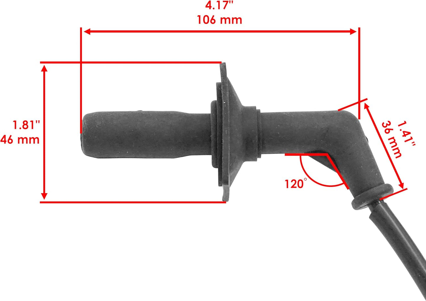 Caltric Ignition Coil and Cap Compatible with Honda Shadow Sabre 1100 VT1100 1995-2007 \/ Shadow Spirit 1100 VT1100 2001-2007\/30753-MM8-770