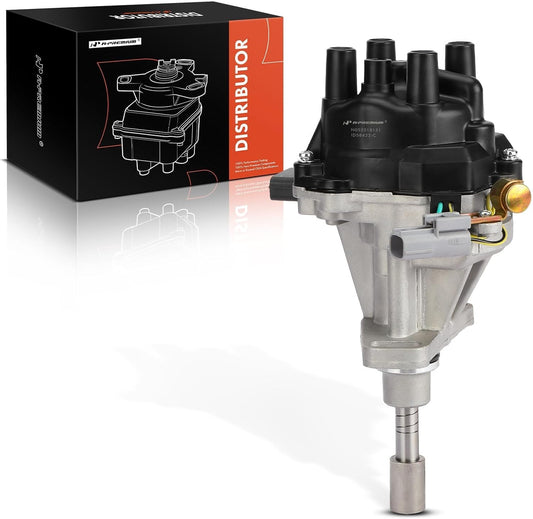 A-Premium Ignition Distributor with Cap and Rotor Compatible with Nissan Pickup 1996-1997 2.4L