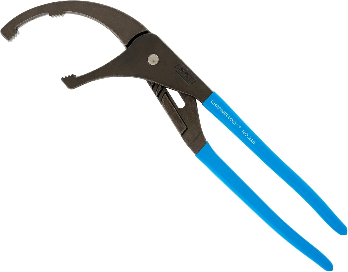 CHANNELLOCK OF-2 2pc Oil Filter/ PVC Pliers Set, Made in USA, Forged High Carbon Steel, Includes 9 and 12-inch Oil Filter/ PVC Pliers, Ideal for Engine Oil Filters, Conduit and Fittings