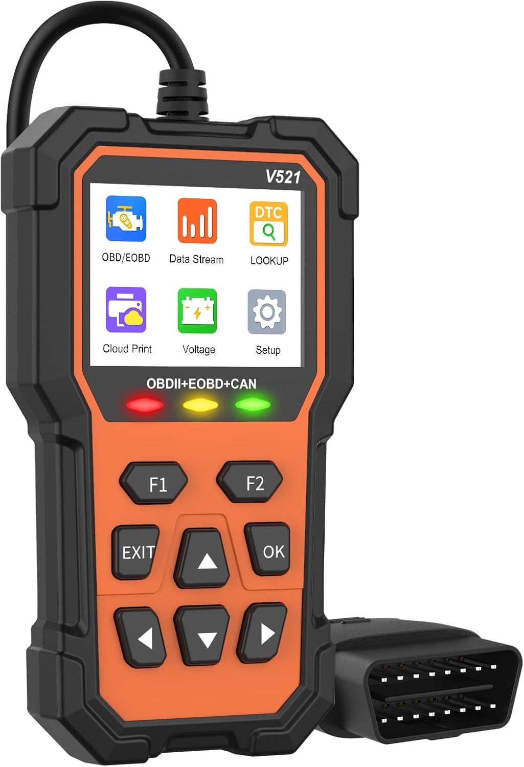 Vehicle Code Reader Auto Obd2 Scanner Diagnostic Tool for car Vehicle Error Code Reader Small car Check Engine Light Tools fixd Fault with Reset Automotive (fit car After 1996 Year)