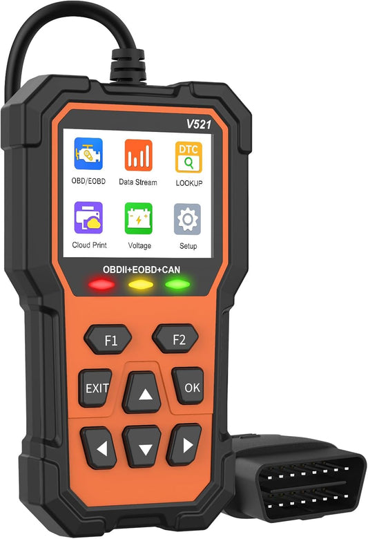 Vehicle Code Reader Auto Obd2 Scanner Diagnostic Tool for car Vehicle Error Code Reader Small car Check Engine Light Tools fixd Fault with Reset Automotive (fit car After 1996 Year)