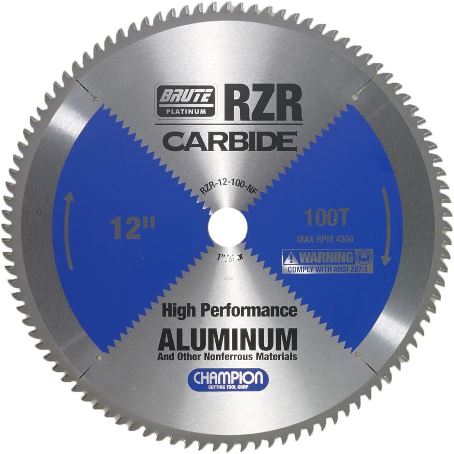 Champion Cutting Tool Corp Circular Saw Blade 114", 110T (RZR-14-110-ST)-Cut Stainless