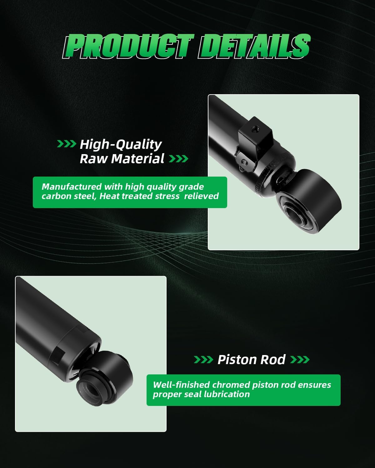 SCITOO Rear Pair Shock Absorbers Struts Compatible with 2007-2012 for Hyundai for Santa Fe 2007-2012 for Veracruz, 2011-2013 for Kia for Sorento, Replace 344500 37322 Automotive Shocks