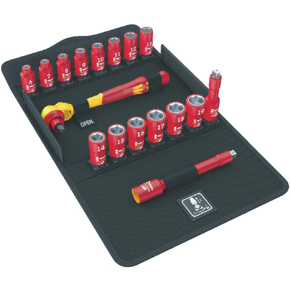 8100 SB VDE 1 Ratchet set insulated switch lever 3/8"