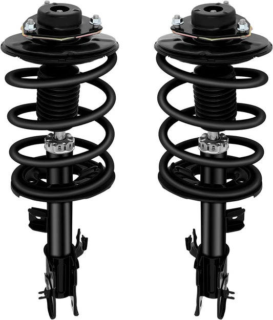 SCITOO Front Complete Struts Assembly Coil Springs Shock Struts Fit for 2000-2005 For Hyundai Sonata,2001-2005 For Kia Magentis,2000-2006 For Kia Optima with 171417 -Set of 2