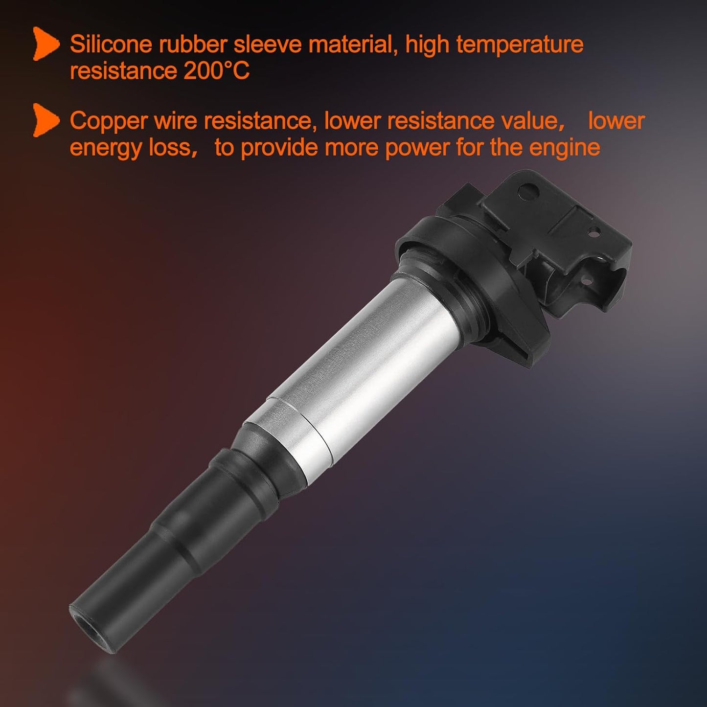 Set of 4 Ignition Coil Pack UF598 Compatible with Mini Cooper 2007-2013 Paceman 2013-2016 Countryman 2011-2016 L4 1.6L