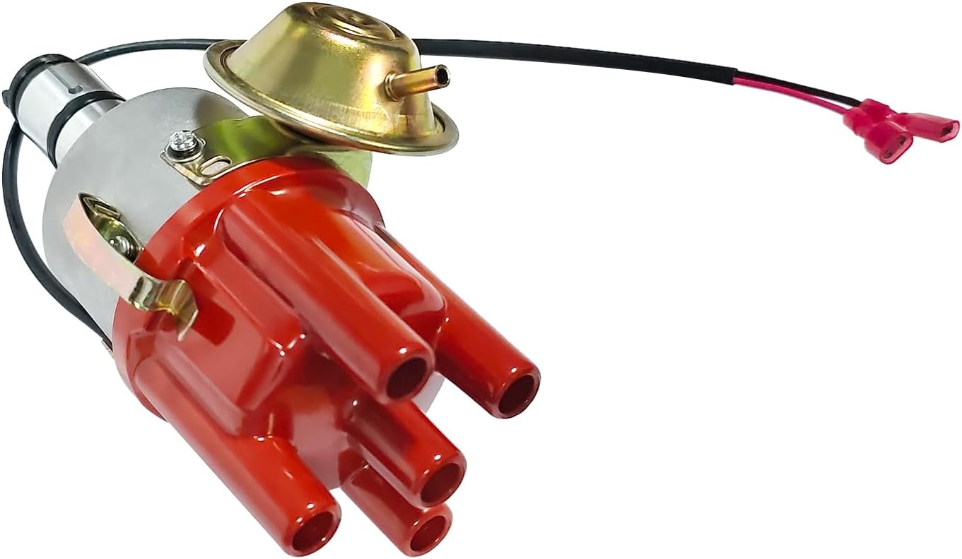 0231170034EL Vacuum Advance Distributor with Electronic Ignition - Compatible with VW Beetle, Bus, Karmann Ghia (1954-1979) for 1974 volkswagen distributor - Replaces 0231170034 - OEM Replacement